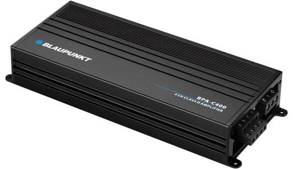 Blaupunkt BPA‑C400 4‑Channel Class AB Car Amplifier 136 W × 4 RMS 2 Ohm