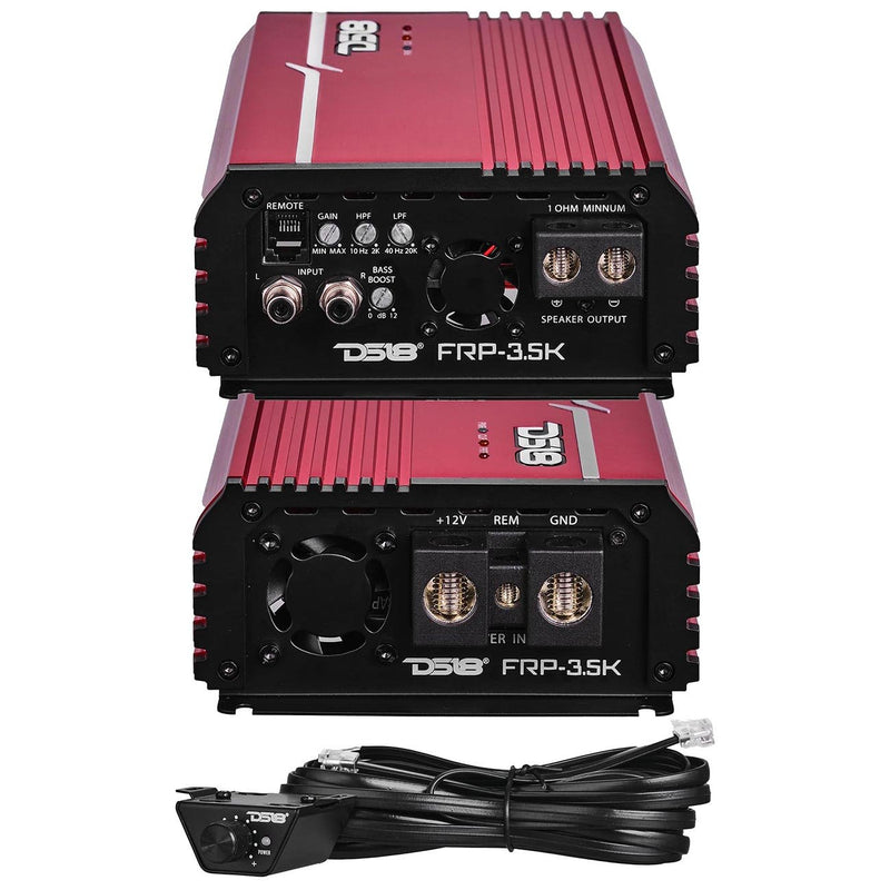 DS18 FRP35KRD Monoblock Class D Amplifier - Red