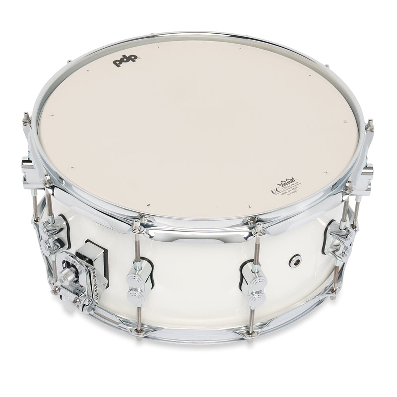 PDP Concept Maple 6.5x14 Snare Drum Pearlescent White Lacquer PDCM6514SSPW