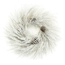 Melrose Flocked Long Needle Pine Wreath 28"D