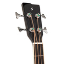 Stagg Jumbo Cutaway Acoustic-Electric Bass Spruce Top Black – SA40BASS-ACE-BK