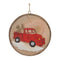 Wood Farm Tree Disc Ornament (Set of 12)