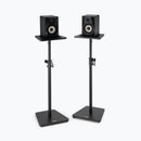 On-Stage SMS7500B Adjustable Wood Studio Monitor Stands in Black