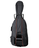 GEWA Premium 1/4 Cello Gig Bag w/ Back Pack Strap & 10mm Padding - Black