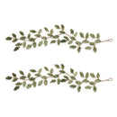 Melrose Glittered Holly Leaf Garland (Set of 2)