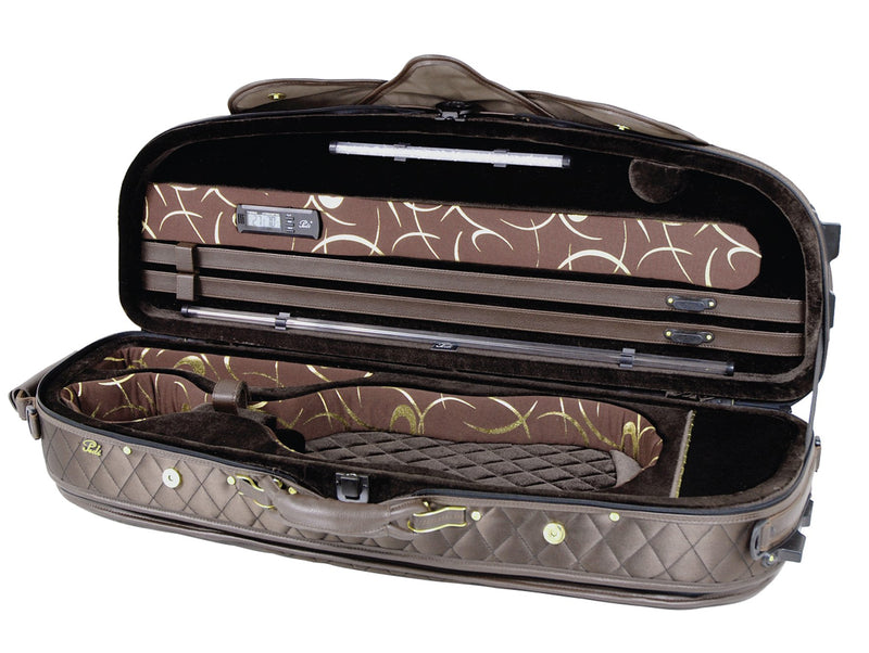 Pedi Violin Case 8300 4/4 - Chocolate/Dark Brown w/ Suspension System