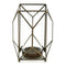 Melrose Geometric Iron Candle Holder 10"H