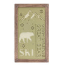 Melrose Ski Lodge Plaque Wall Art (Set of 3)