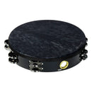 Remo 10" Wild Double Row Skyndeep Tambourine - Goat Black Graphic