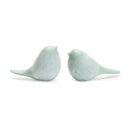 Melrose Modern Etched Bird Figurine (set of 4)