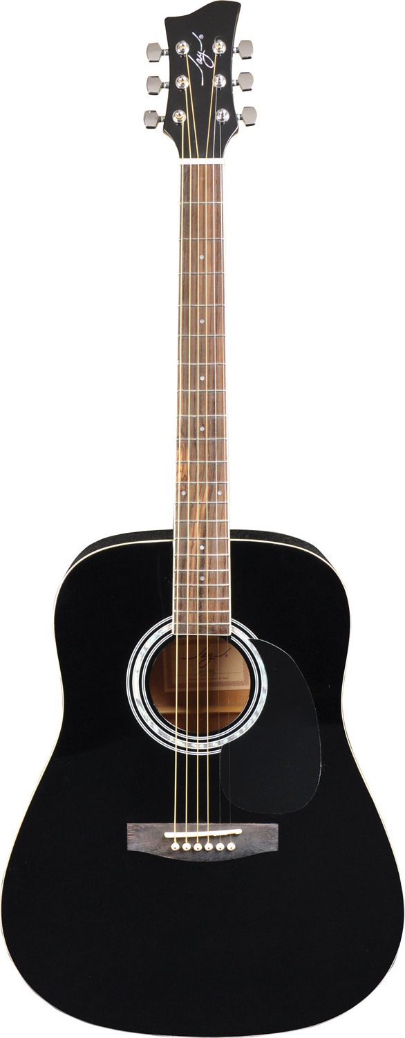 Jay Turser Jay Jr Series 3/4 Size Dreadnought Acoustic Guitar Pack - Black