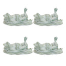 Melrose Laying Frog Figurine (Set of 4)