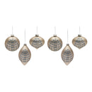 Melrose Champagne Glittered Ball Ornament (Set of 6)