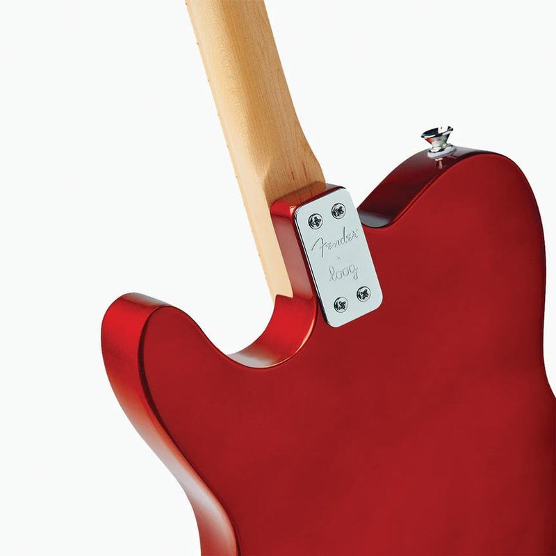 Loog Fender X Loog 3-String Telecaster Kids Guitar - Candy Apple Red - LGPROEFTR