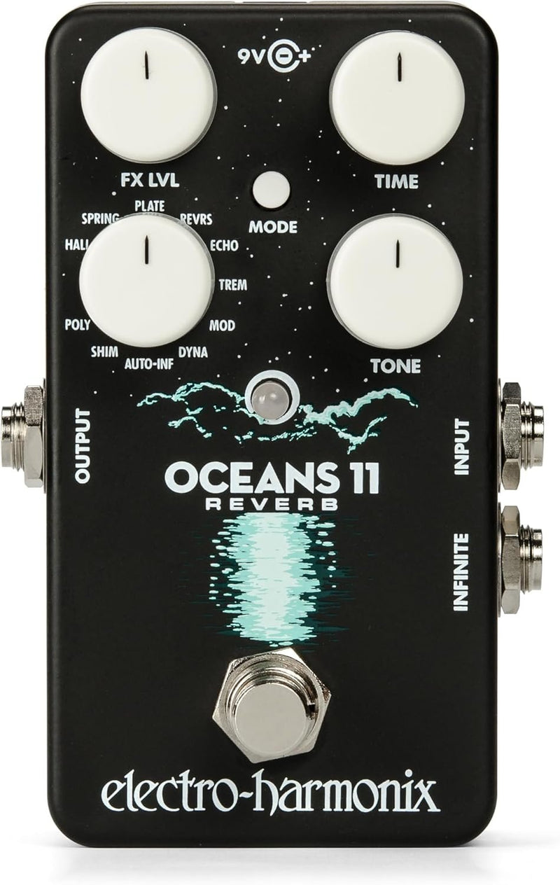 Electro-Harmonix Oceans 11 Reverb Guitar Pedal
