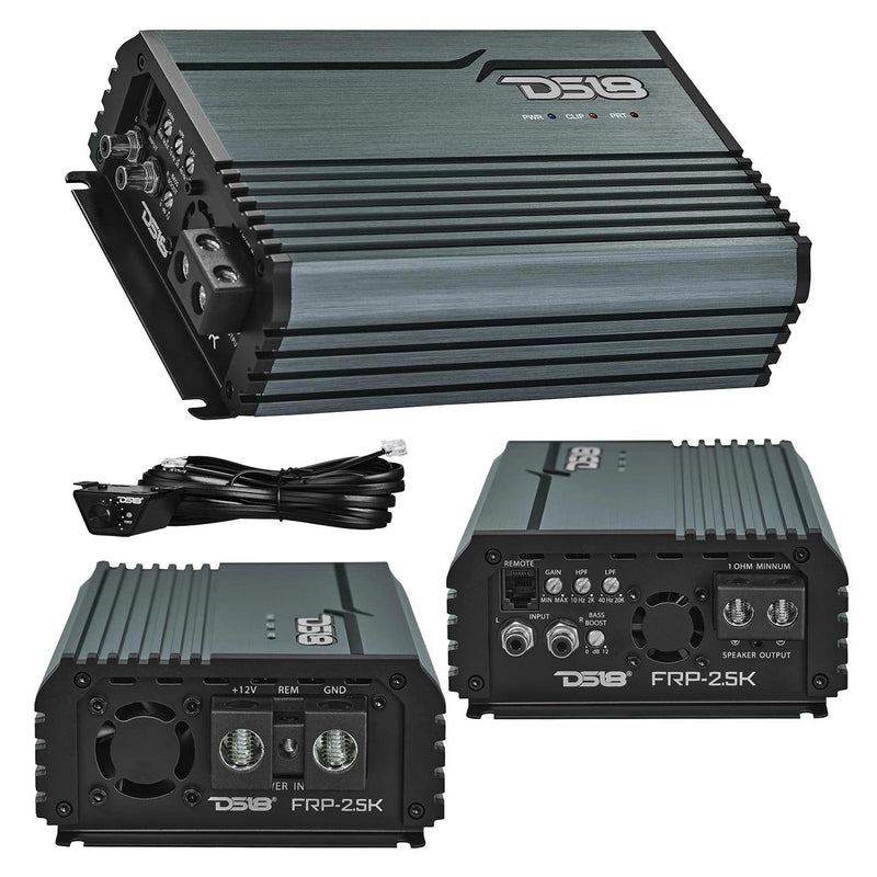 DS18 FRP25KTI Monoblock 2500W RMS Amplifier - Titanium