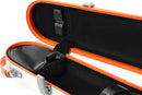 Gewa PURE 1.8 Shaped Polycarbonate 4/4 Violin Case - White/Orange