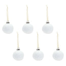 Melrose Porcelain Pine Cone Ball Ornament (Set of 6)
