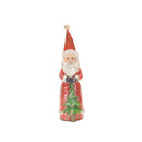 Melrose Distressed Wood Design Santa Figruine (Set of 3)