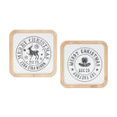 Melrose Holiday Mail Stamp Plaque (Set of 12)