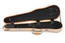 GEWA PURE Violin Case Polycarbonate Gold "Fun" Shaped w/Subway Handle