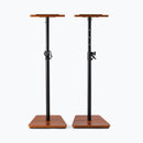 On-Stage SMS7500B Adjustable Rosewood Studio Monitor Stands