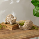 Melrose Floral Turtle and Snail Decor (Set of 2)