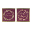 Melrose Framed Holiday Sentiment Sign (Set of 2)