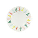 Melrose Ceramic Pine Tree Print Platter (Set of 3)