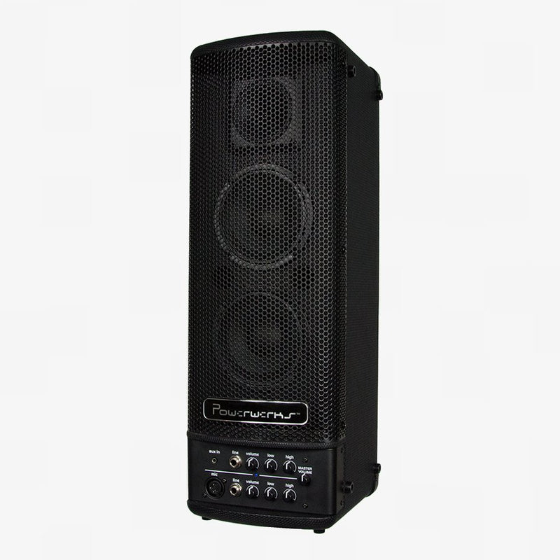 PowerWerks Battery Powered 40 Watt PA Tower w/ Bluetooth Capability - PW40BATBT