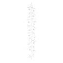 Melrose Wood Bead and Puff Ball Garland (Set of 2)