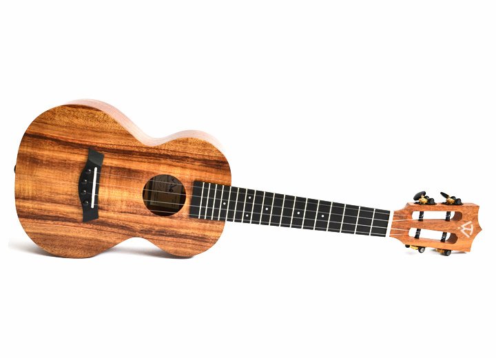 Twisted Wood Concert Ukulele Solid Acacia KO‑1000C w/ Gig Bag