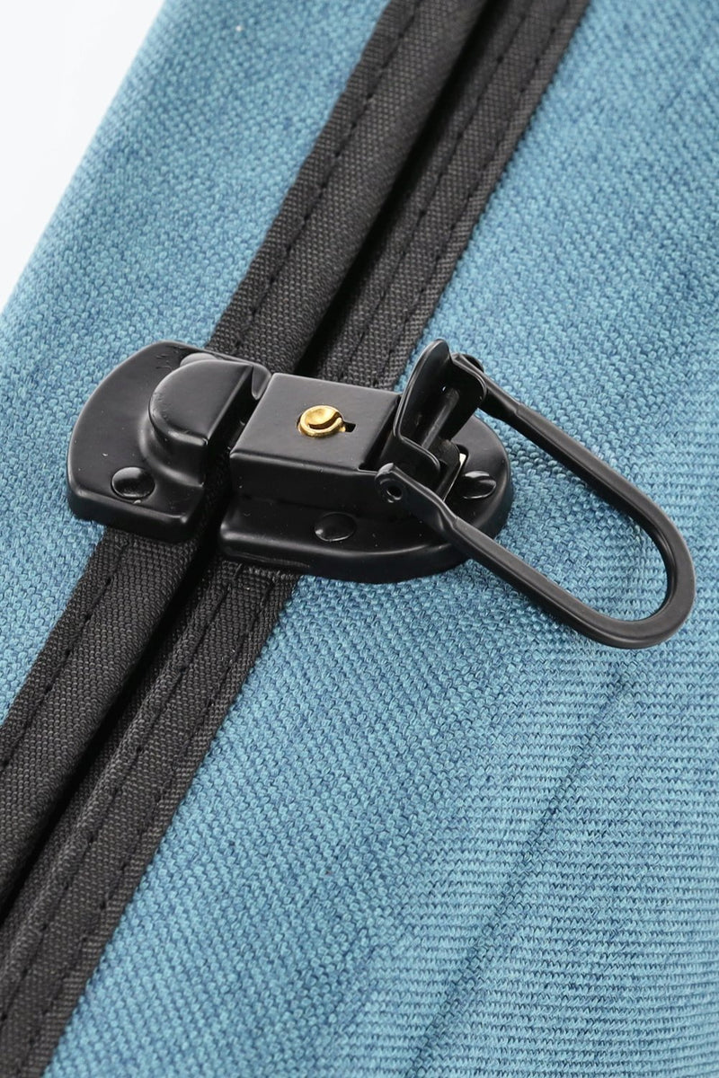 GEWA Bio-A Shaped 4/4 Violin Case - Blue with Backpack Straps