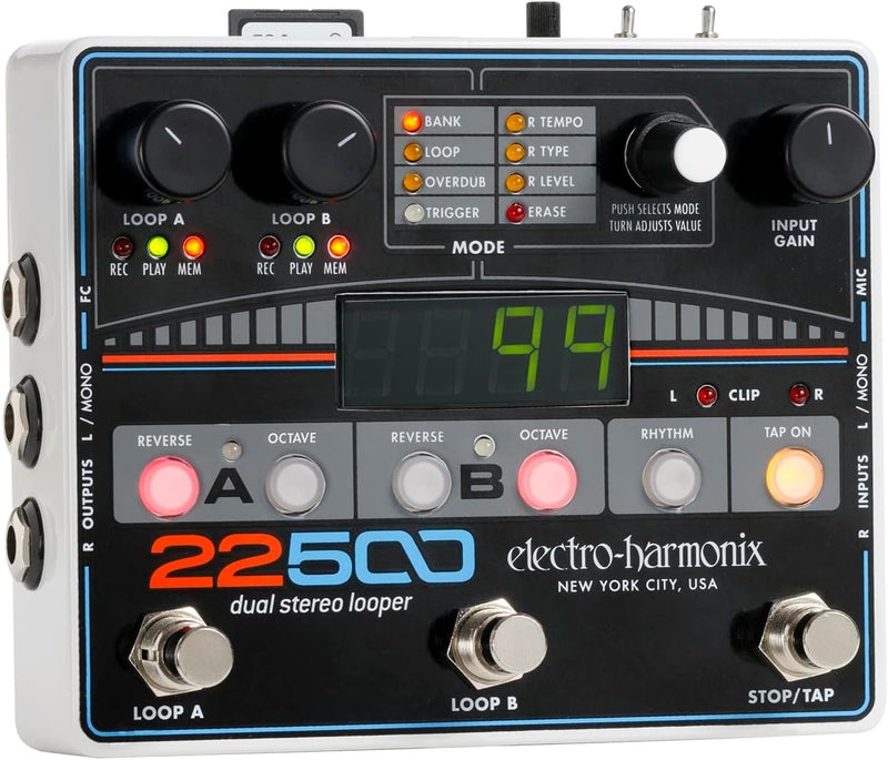 Electro-Harmonix 22500 Dual Stereo Looper Pedal