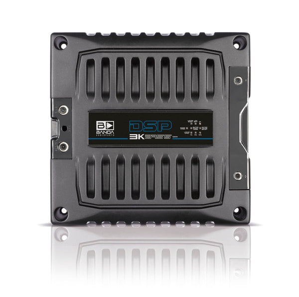Banda DSP3K2BLACKBASS 3,200W 2-Ohm Monoblock DSP Bass Amplifier - Black