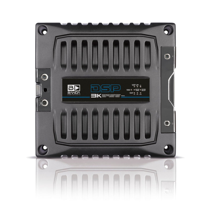 Banda DSP3K2BLACKBASS 3,200W 2-Ohm Monoblock DSP Bass Amplifier - Black