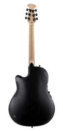 Ovation Elite TX 1868TX‑5 Shallow Acoustic‑Electric Guitar - Black
