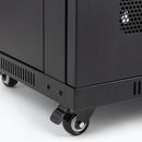 On-Stage RKD1200 Durable 12U Wall-Mount Knock-Down Equipment Rack - Lockable