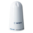 Scout Wave 4" White TV Antenna Omnidirectional 25dB Gain w/10M, 75 ohms, Cable M