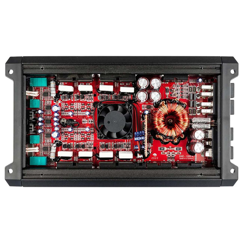 DS18 SXE-1200.4/BK 4-Channel 400W RMS Amplifier - Black