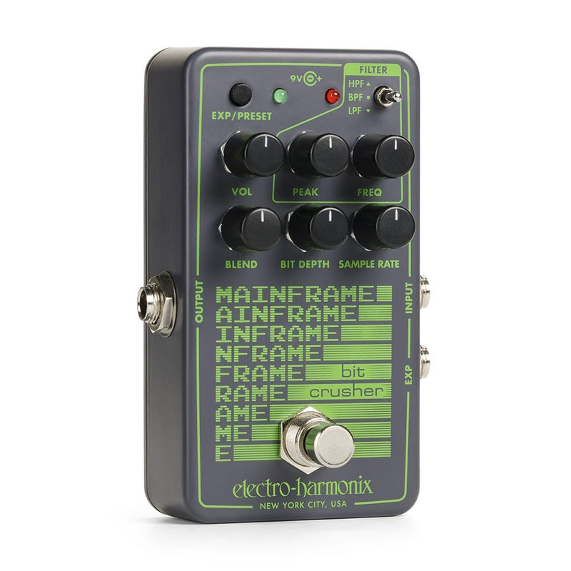 Electro-Harmonix Mainframe Bit Crusher – Sample Rate & Bit Depth Reduction Pedal