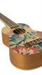 Bamboo U21-CARAMELL 21" Soprano Ukulele – Floral Design w/ Gig Bag