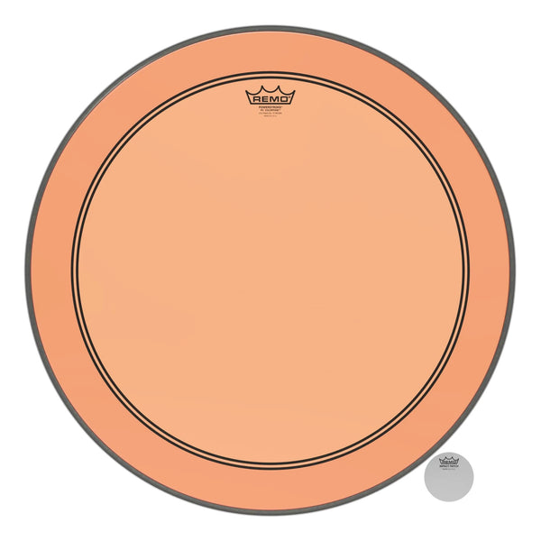 Remo Powerstroke P3 Colortone Orange 24" Bass Drumhead - P3-1324-CT-OG