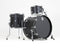British Drum Co Raven Club Drum Shell Kit (12", 16", 22") - Black Ash Birch