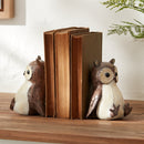 Woodland Owl Bookends (Set of 4)