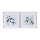 Melrose Framed Bird Couple Wall Print, Plastic