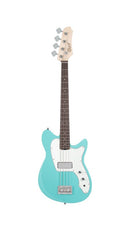 Cort Retro 304 Short-Scale 4-String Bass Guitar w/ Gig Bag  Seafoam Green