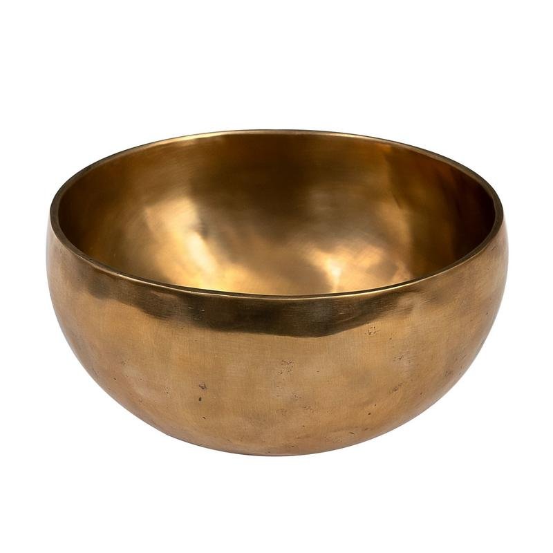 Sela Harmony 6.7" Brass Singing Bowl w/ Mallet & Felt Stationary Ring – SE262