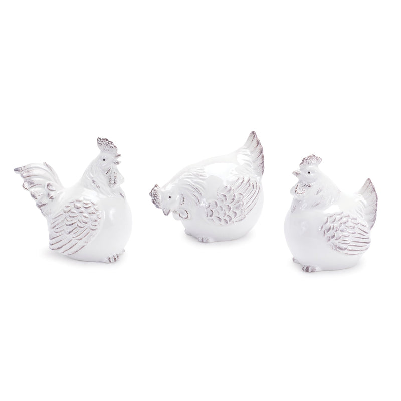 Ceramic Chicken Décor (Set of 6)