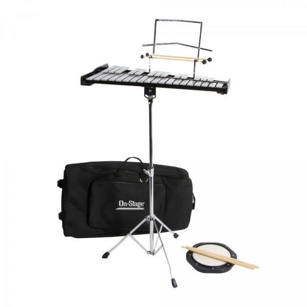 On-Stage BSK2500 2.5 Octave Bell Kit with Portable Stand and Accessories